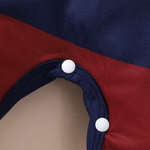 Baby Striped Collared Neck Jumpsuit - Picture 2 of 5